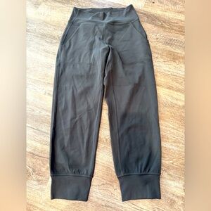 Dark grey Lululemon cropped jogger
